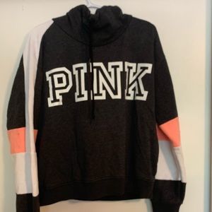 PINK cowl neck sweater